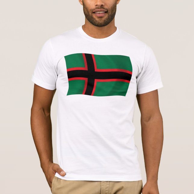 T-shirt Chemise du drapeau carélien (Devant)