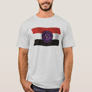 T-shirt Chemise du drapeau de la nation Lenape de Thunder 