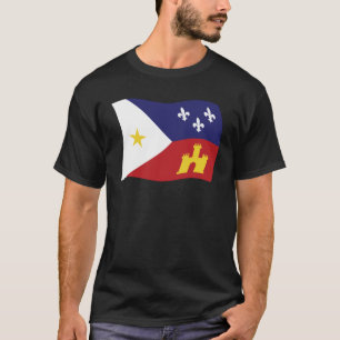 T-shirt Chemise du drapeau de l'Acadiana