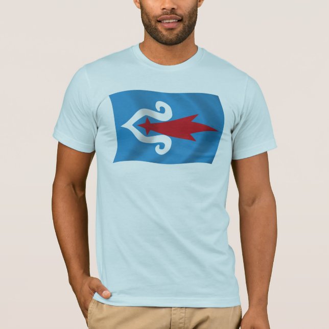 T-shirt Chemise du drapeau du peuple Aïnou (Devant)