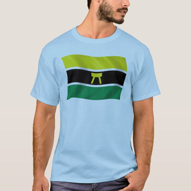 T-shirt Chemise du drapeau du peuple Ashanti (Devant)