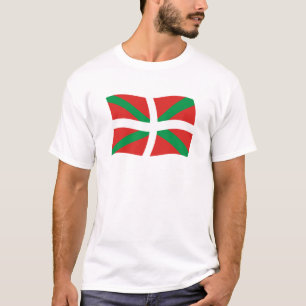 T-shirt Chemise du drapeau du peuple basque