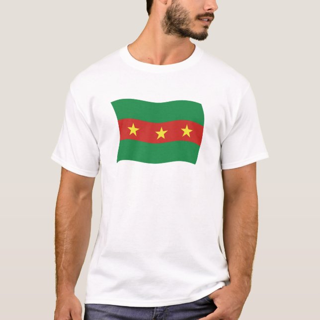 T-shirt Chemise du drapeau du peuple Ewe (Devant)