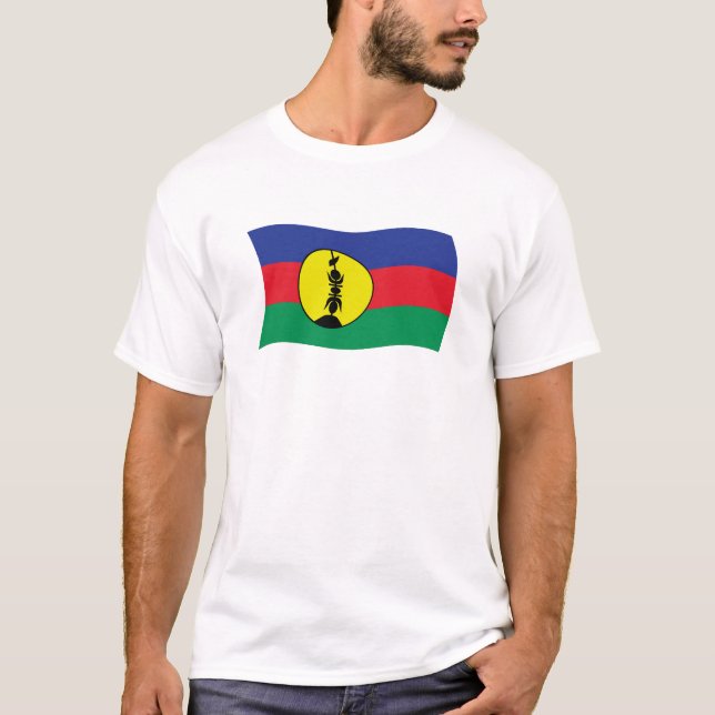 T-shirt Chemise du drapeau du peuple kanak (Devant)