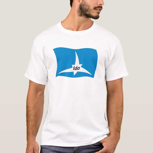 T-shirt Chemise du drapeau ido (Devant)