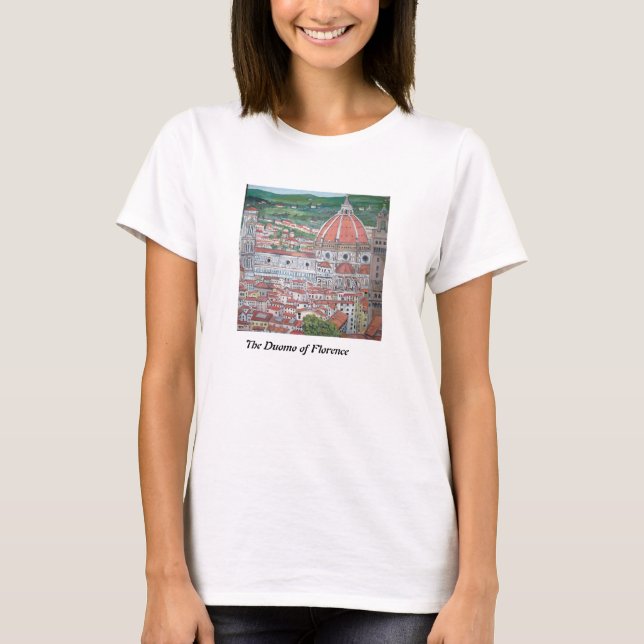 T-shirt Chemise du Duomo de Florence (Devant)