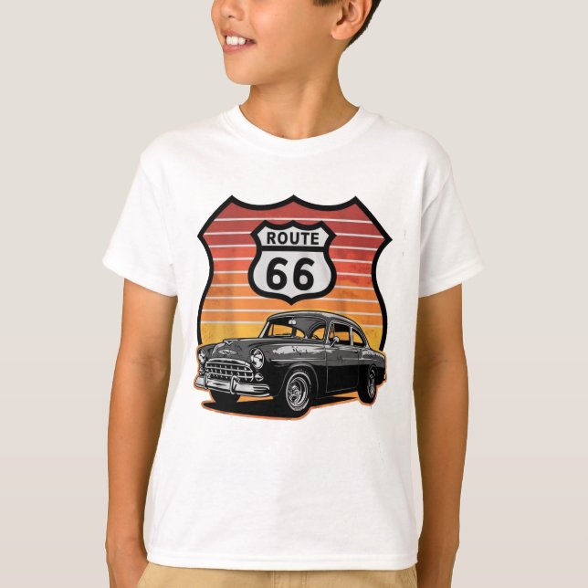T-shirt Chemise du festival Texas Route 66 (Devant)