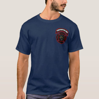 T-shirt Chemise du feu - Firefighter/EMT (casque noir)