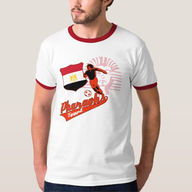 T-shirt Chemise du football de l'Egypte (Devant)