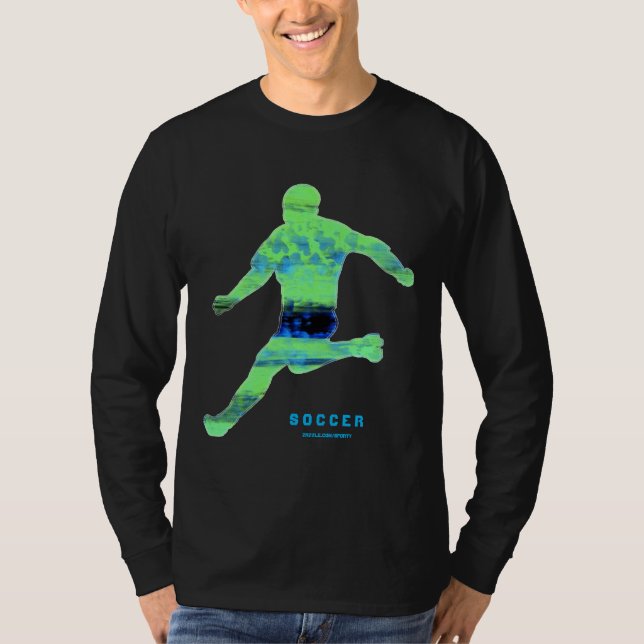 T-shirt Chemise du footballeur des hommes (Devant)
