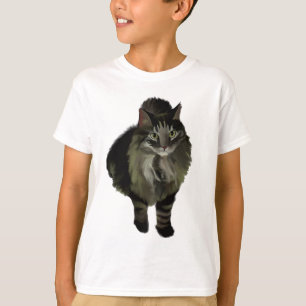 T-shirt Chemise du garçon Maine Coon Cat