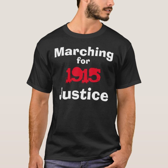 T-shirt Chemise du génocide arménien (Devant)
