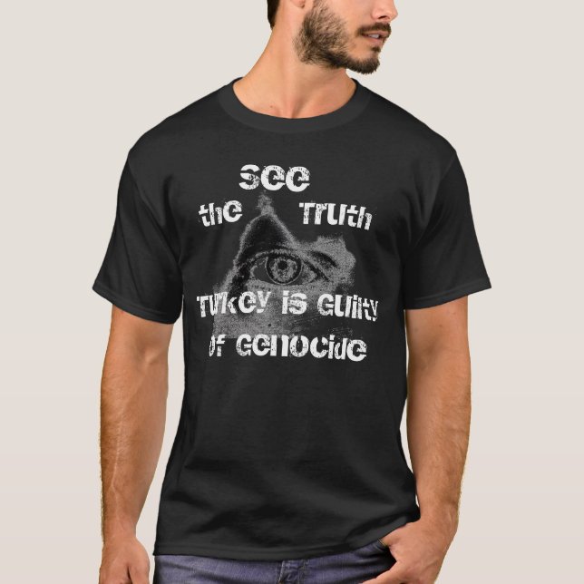 T-shirt Chemise du génocide arménien (Devant)
