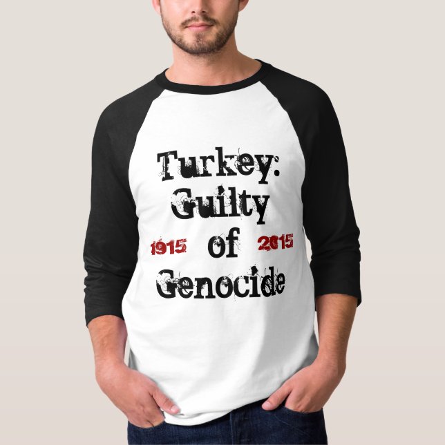 T-shirt Chemise du génocide arménien (Devant)