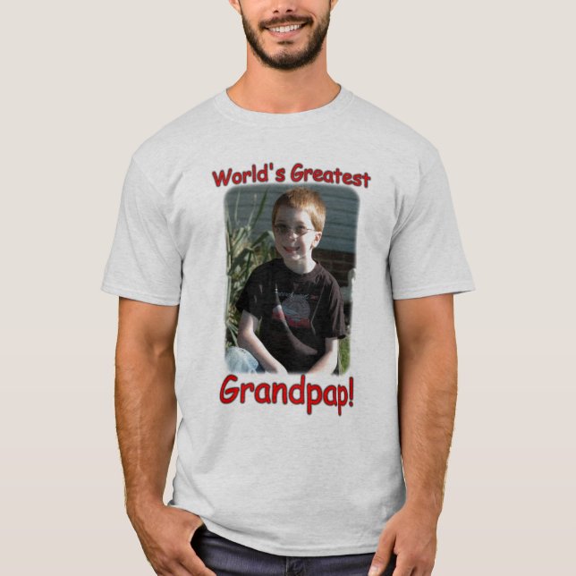 T-shirt chemise du grnd PAP (Devant)