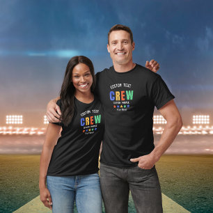 T-shirt Chemise du groupe Retro de l'équipage personnalisé