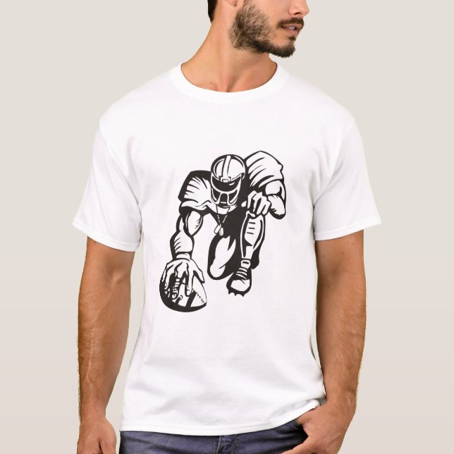 T-shirt Chemise du joueur de football (Devant)