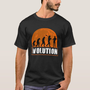 T-shirt Chemise du joueur Viola, Amusante évolution humain
