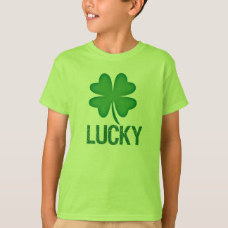 T-shirt Chemise du jour de St Patrick chanceux de l'enfant