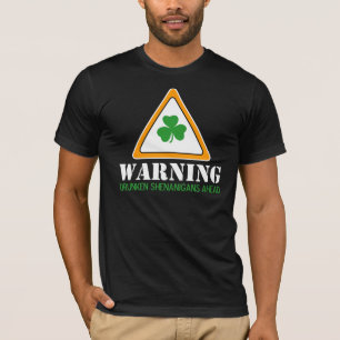 T-shirt Chemise du jour de St Patrick ivre de malice