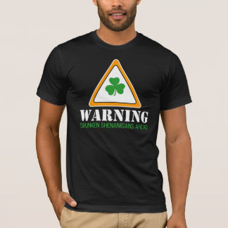 T-shirt Chemise du jour de St Patrick ivre de malice