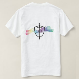 T-shirt Chemise du logo arc-en-ciel DTP
