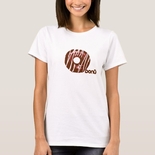 T-shirt chemise du logo donu (Devant)
