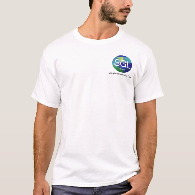 T-shirt Chemise du logo SGL de poche (Devant)
