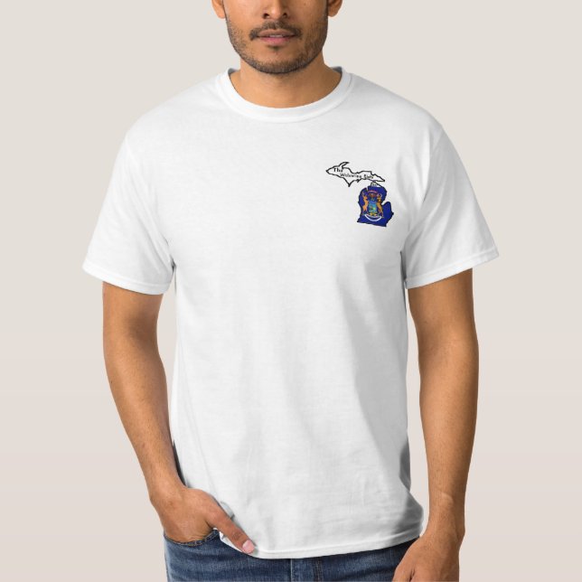 T-shirt Chemise du Michigan (Devant)