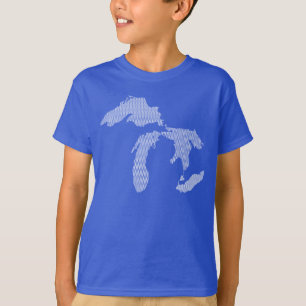 T-shirt Chemise du Michigan d'enfants