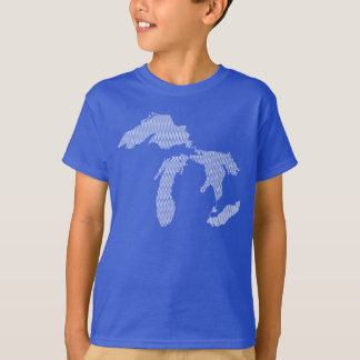 T-shirt Chemise du Michigan d'enfants