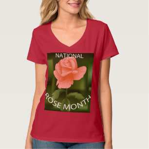 T-shirt Chemise du Mois Rose national