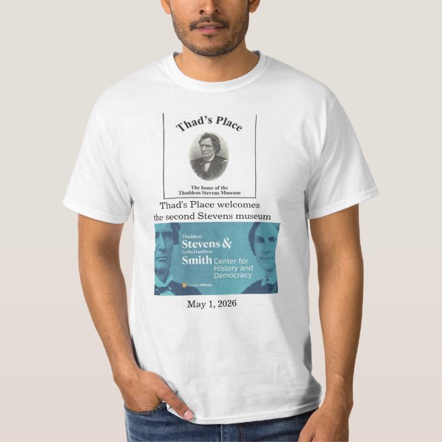 T-shirt Chemise du Musée Thaddeus Stevens (Devant)