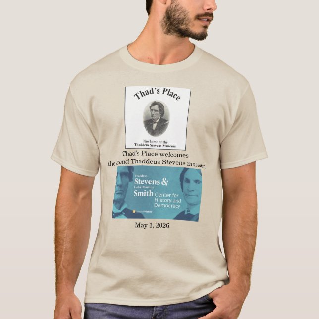 T-shirt Chemise du Musée Thaddeus Stevens (Devant)