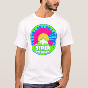 T-shirt Chemise du neon d'Aspen Colorado