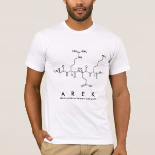 T-shirt Chemise du nom du peptide Arek