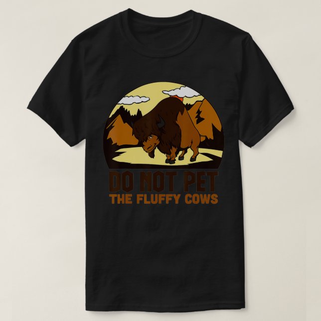 T-shirt Chemise du parc national Yellowstone Campi Yellows (Design devant)