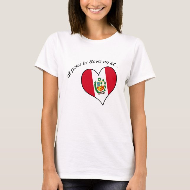 T-shirt Chemise du Pérou de femmes (Devant)