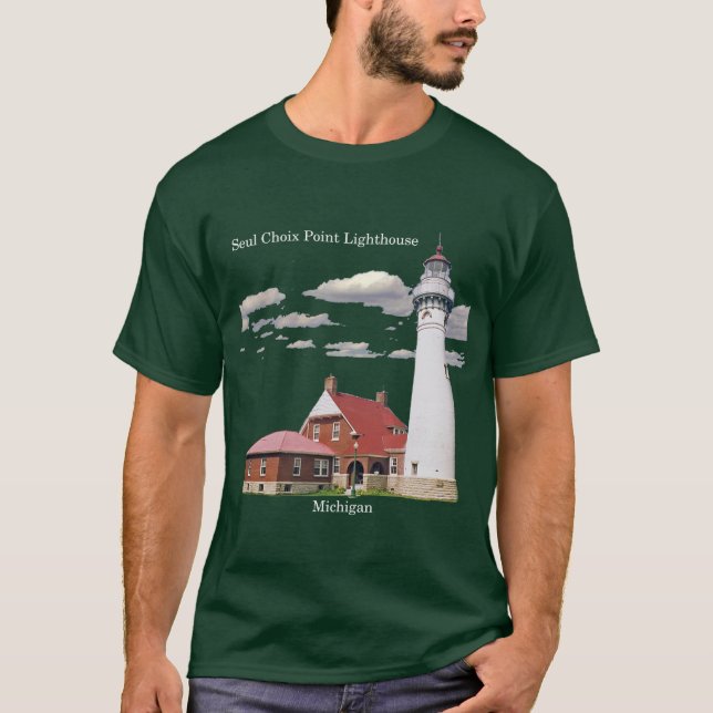 T-shirt Chemise du phare Seul Choix Point foncé (Devant)