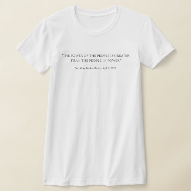 T-shirt Chemise du pouvoir du peuple (Poser)