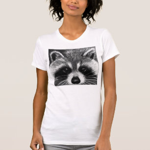 T-shirt Chemise du raton laveur des femmes