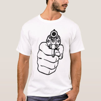T-shirt Chemise du revolver des hommes