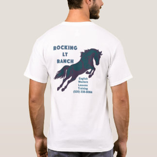 T-shirt Chemise du RLTR des hommes (cheval sautant)
