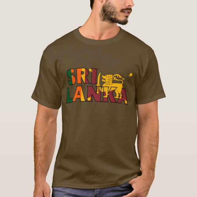 T-shirt Chemise du Sri Lanka (Devant)