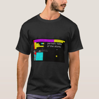 T-shirt Chemise du tableau périodique