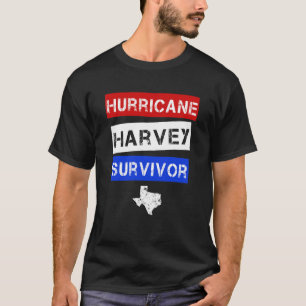 T-shirt Chemise du Texas des hommes de survivant de Harvey