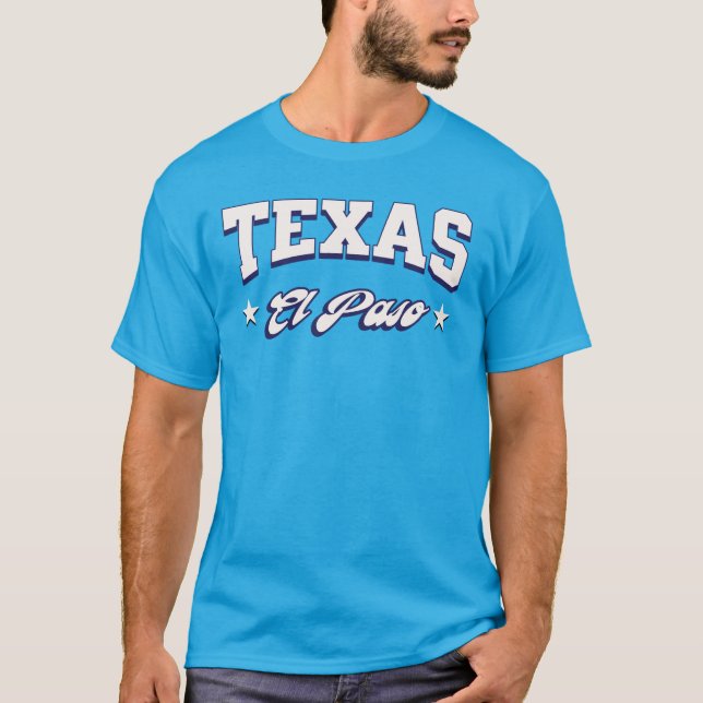 T-shirt Chemise du Texas El Paso (Devant)