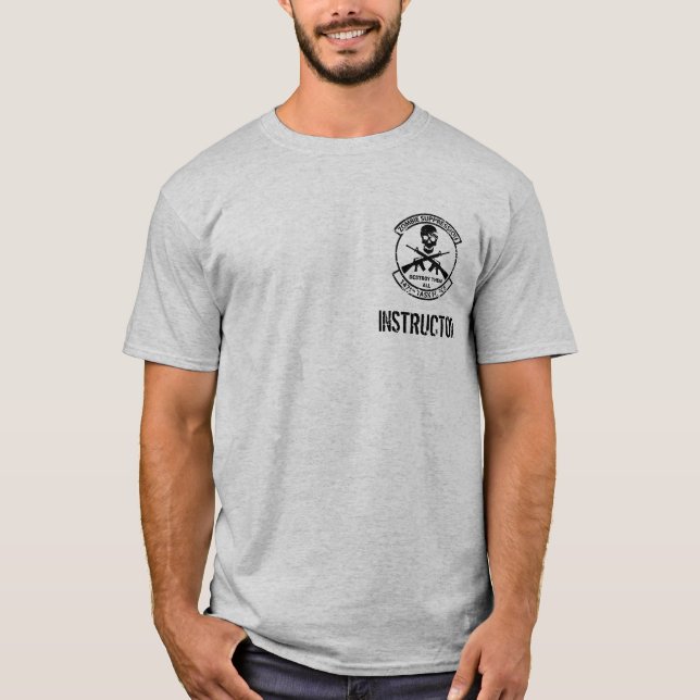 T-shirt Chemise du zombi E&E de TF de fonctionnaire 147th (Devant)