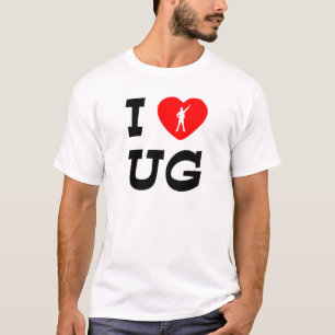 T-shirt Chemise d'ug du coeur I