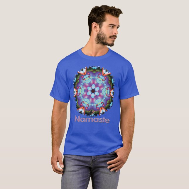 T-shirt Chemise Echo Namaste Kaléidoscope (Devant entier)
